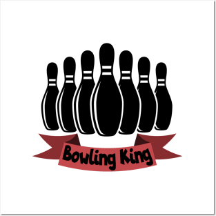 Bowling king Posters and Art